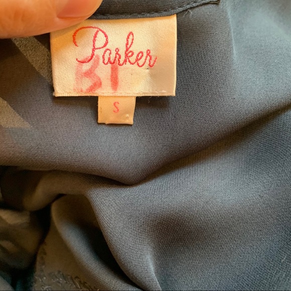 Parker Silk Beaded Embellished 20s Top Glam Tank S - Picture 8 of 14